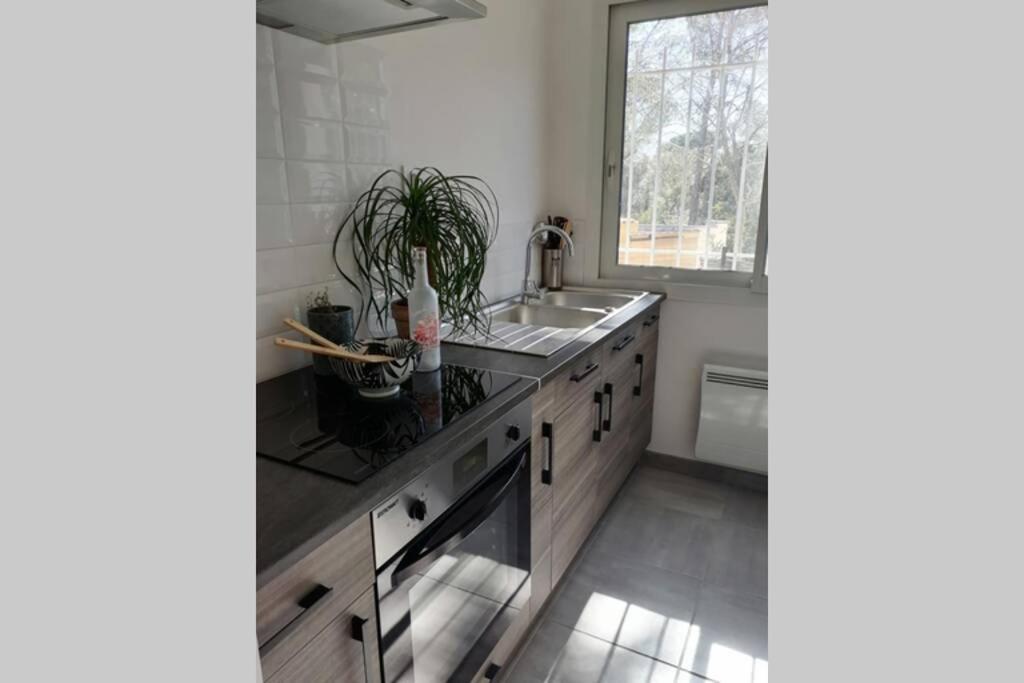 Maison 5 Personnes En Garrigue - Piscine-Spa Prive Langlade Buitenkant foto