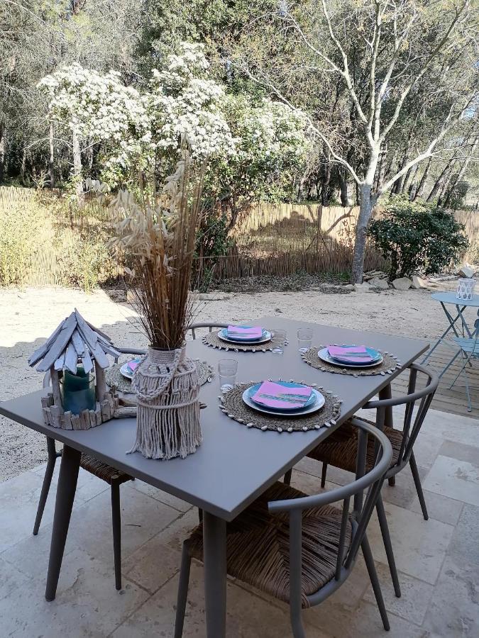 Maison 5 Personnes En Garrigue - Piscine-Spa Prive Langlade Buitenkant foto